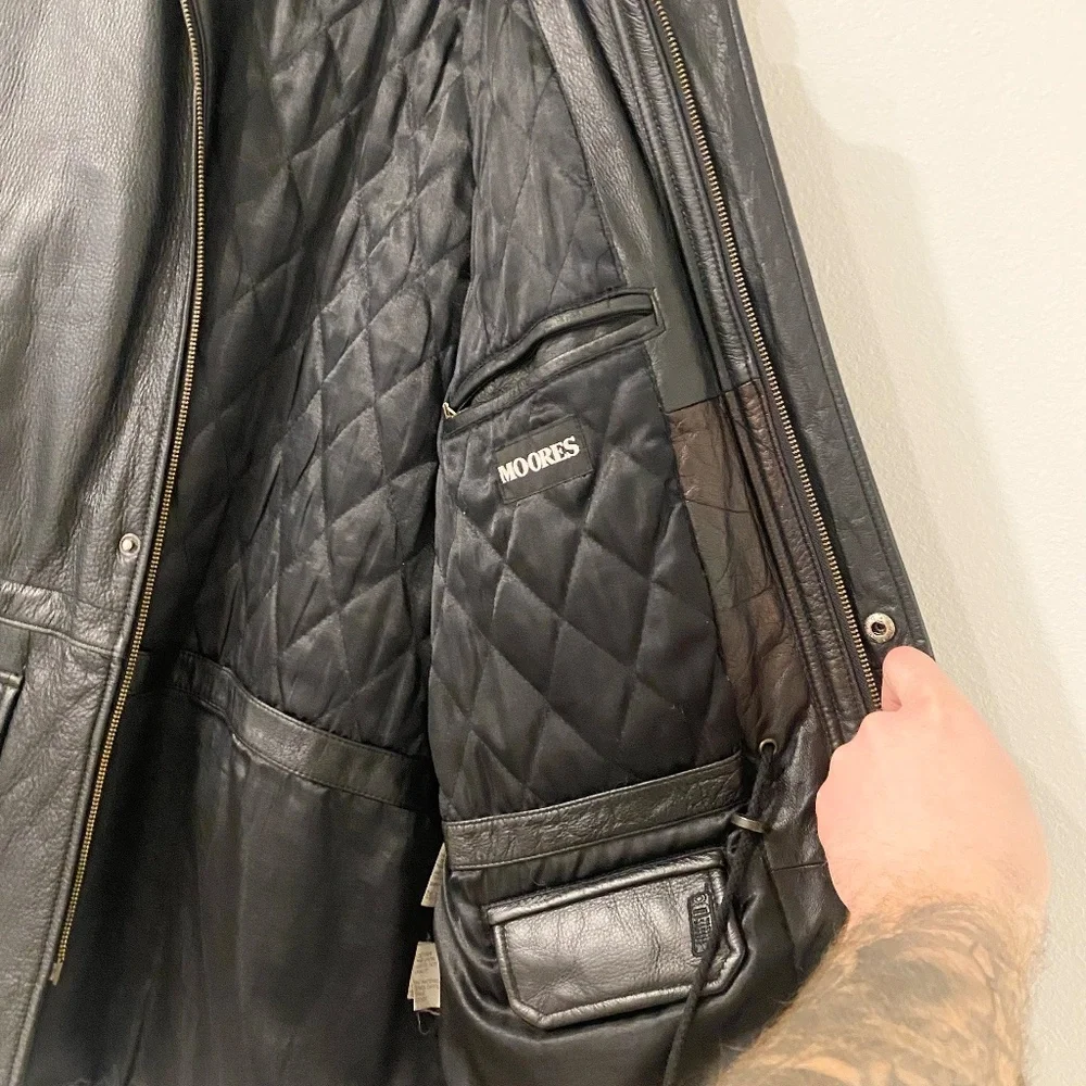 Bostonian by Moores Genuine Leather Jacket - Large